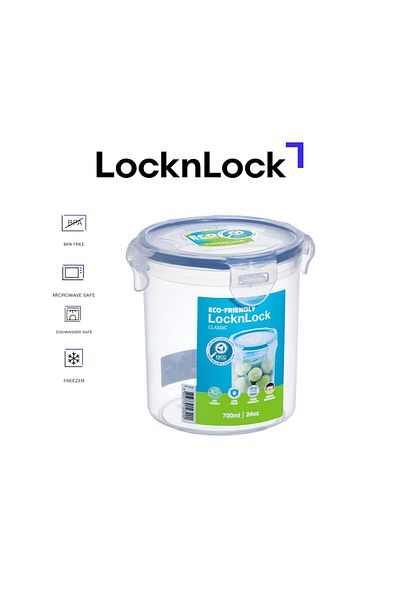 locknlock 700ml  Round  Airtight Food Storage  - BPA-Free, Microwave, Freezer, and Dishwasher Safe