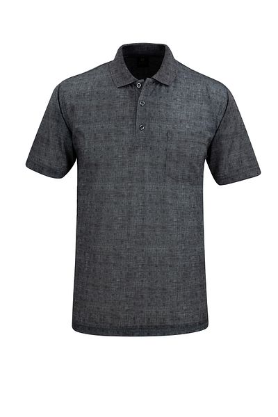 Çizgi Triko Ανδρικό μπλουζάκι Polo Neck Digital Printing Classic Fit με τσέπη - 5104