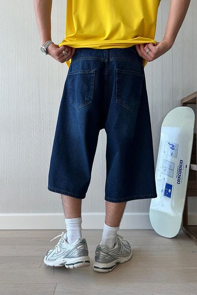 Flaw Wear Baggy Snow Wash Shorts - Basic Model
