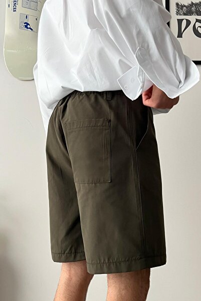 Flaw Wear Extra Comfortable Khaki Fabric Shorts