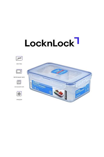 locknlock 1L Rectangular  Airtight Food Storage with Divider