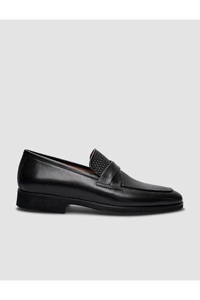 Cabani 100% Genuine Leather Black Men's Classic Shoes