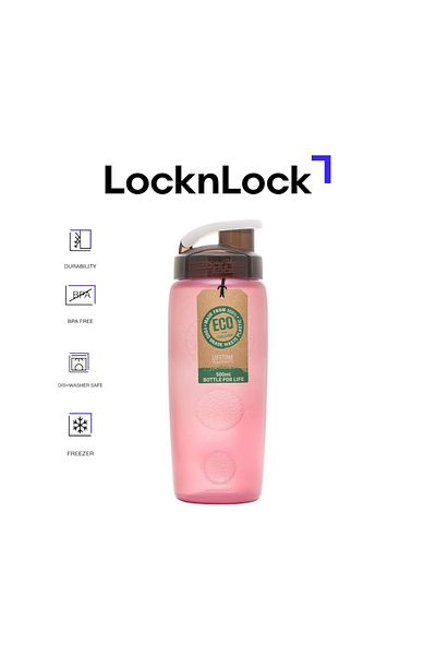 locknlock Eco-Friendly 500ml Sports Handy Bottle - Pink