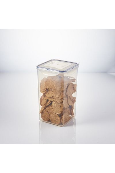 locknlock 2.6L Square  Airtight Food Storage - BPA-Free, Microwave, Freezer, and Dishwasher Safe