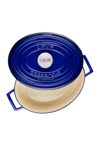 Lava Döküm Oval Tencere. Edition Serisi Ölçü 25x31cm.