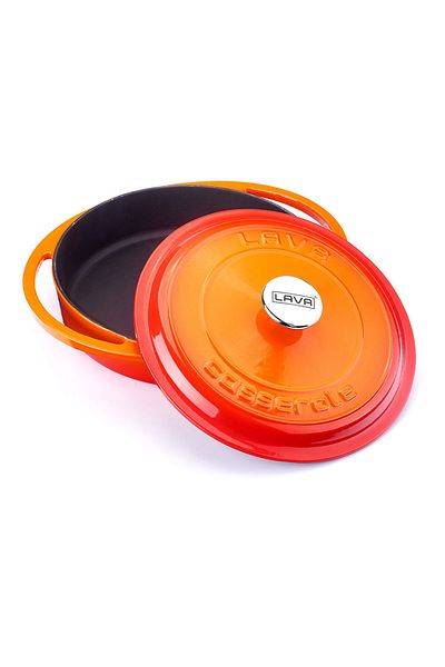 Lava Cast Iron Multi-Purpose Spring Pot Cast Iron Lid Heritage Series Diameter(Ø)28cm