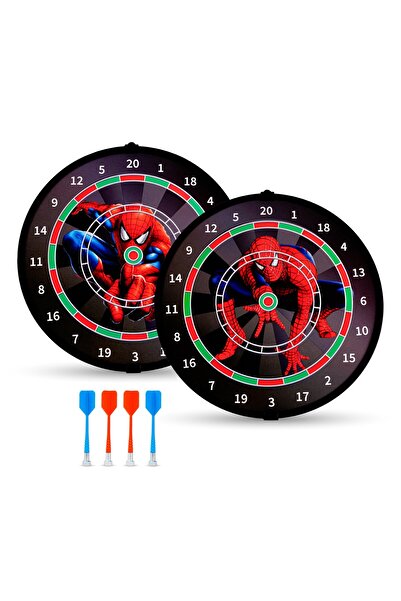 MUBX 4 Oklu Mıknatıslı Dart Seti Çift Yönlü Manyetik Dart Askılı Dartboard