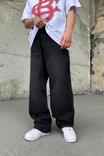 Flaw Wear Basic Acid Wash Baggy Jean