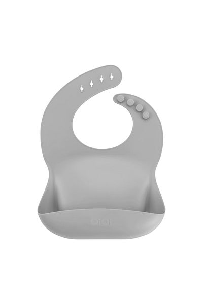 OiOi Silicone Apron - Basics Powder Gray
