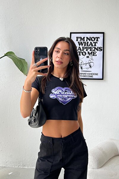 Flaw Wear Angelie Детальний принт Кроп-топ