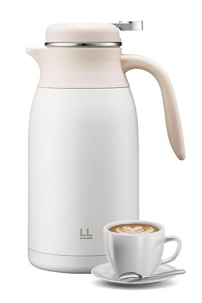 locknlock Leisurely Vaccum Kettle 2L Ivory