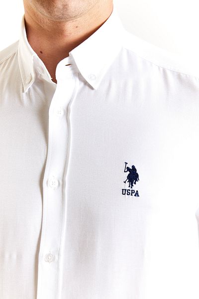 U.S. Polo Assn. 1829675 ΠΟΥΚΑΜΙΣΟ ΥΦΑΝΤΟ POLO