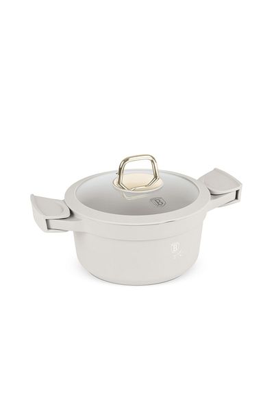 Berlinger Haus Pot With Lid And Removable Silicone Handles 20 Cm, 2.8l Sahara Bh 7786, Non-stick