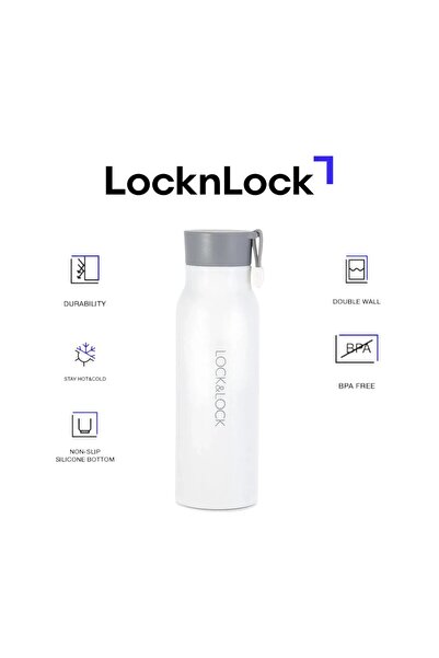 locknlock Name Tumbler Travel Mug  350ml –  White