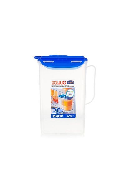 locknlock 2L Fridge Door Jug with Resealable Flip-Top