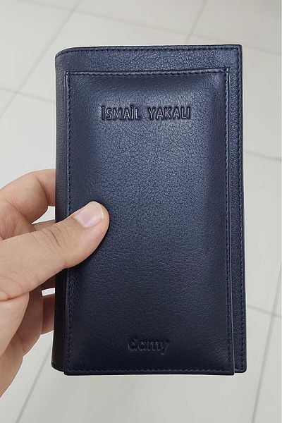 DAMY Genuine Leather Notebook and Phone Note Holder 710 - Black