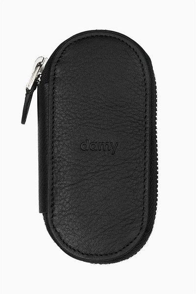 DAMY Genuine Leather Keychain 786 - Black