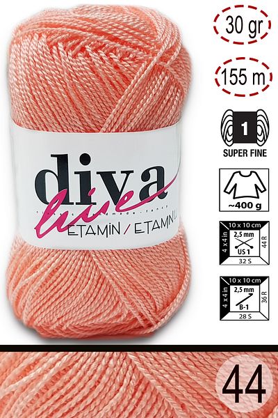 Diva İplik Diva Etamin Business Orlon 44 Yavruağzı