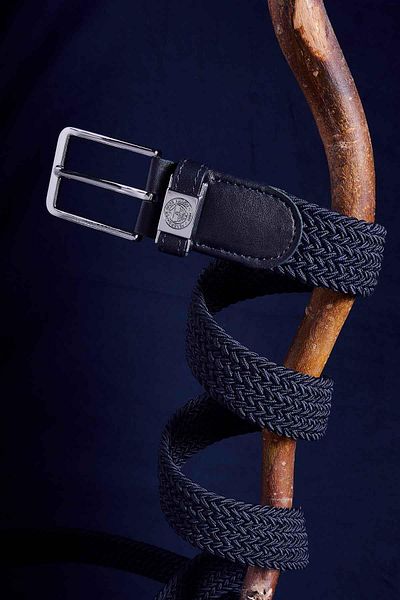 Fenerbahçe Knitted Elastic Sports Belt Navy Blue - Ha097Eds31
