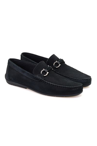 Desa Loafer din piele pentru bărbați Chanat Black