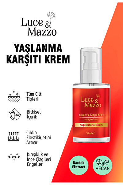 Luce & Mazzo كريم العناية بالوجه المضاد للشيخوخة 30 مل - حمض الهيالورونيك وال...