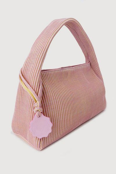 D'ylla Atelier Women's Shoulder Bag from Freya Series - Glossy Pink Mini