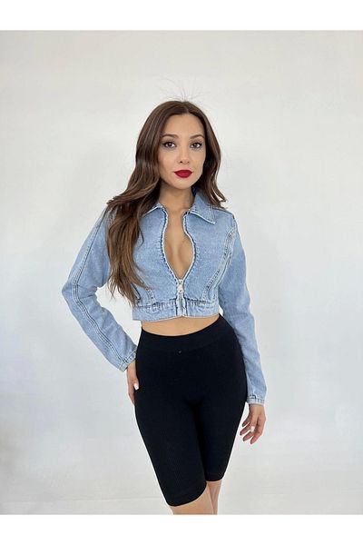 Silerra 6875 JACHETĂ DENIM-ALBASTRU