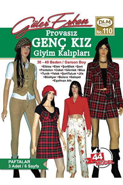 Genel Markalar Güler Erkan No:110 Provasız Genç Kız Giyim Kalıpları