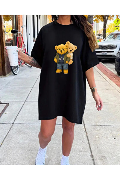 Pink Sky Large Size Women's Short Sleeve Crew Neck T-Shirt