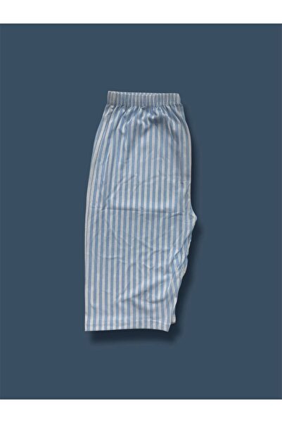 Erdenay Tekstil Desenli Penye Diz Altı Büyük Beden Anne Kadın Kapri