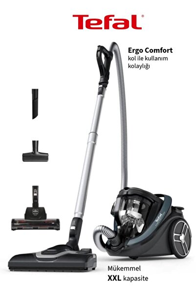 TEFAL Silence Force Cyclonic Effitech Animal Toz Torbasız Elektrikli Süpürge-TW7941