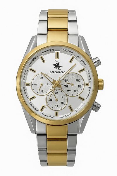G Sport POLO G-Sport Polo Steel Band Men's Wrist Watch