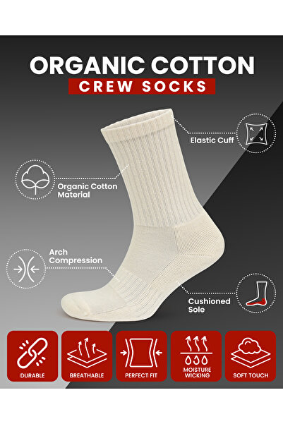 Go With 4’lü Organik Pamuk Taban Altı Havlulu Erkek Kadın Ribana Örgü Dikişşiz Retro Spor Tenis Çorap 3504