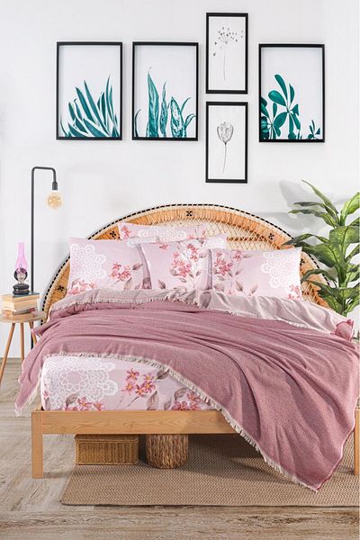 AYHANHOME Double Cotton Boxed Pique Set