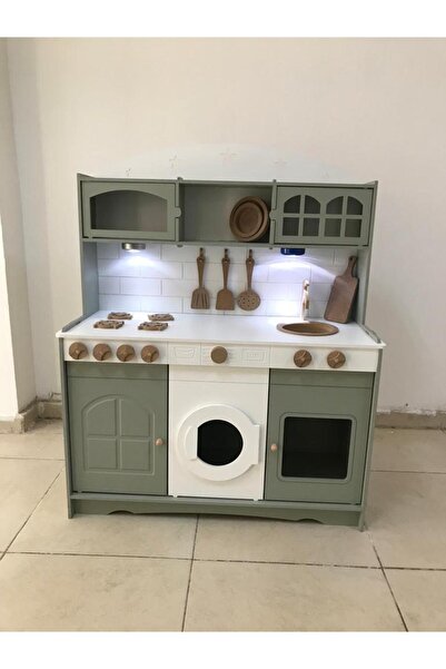 Özka Hobi Ahşap ÖZKA 3 KAPAKLI IHLAMUR MUTFAK SETİ