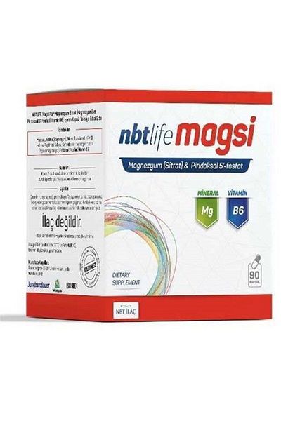 Nbt İlaç Nbtlife Magsi 90 Capsule