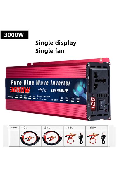 Choice 220v 50hz 24v Universal 3000w Pure Sine Wave Inverter 12v 220v 24v 110v 1000w 2000w 3000w 4000w 5000