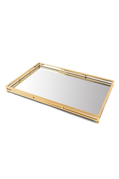 Mikasa Moor Gold Rectangular Tray 56X36Cm