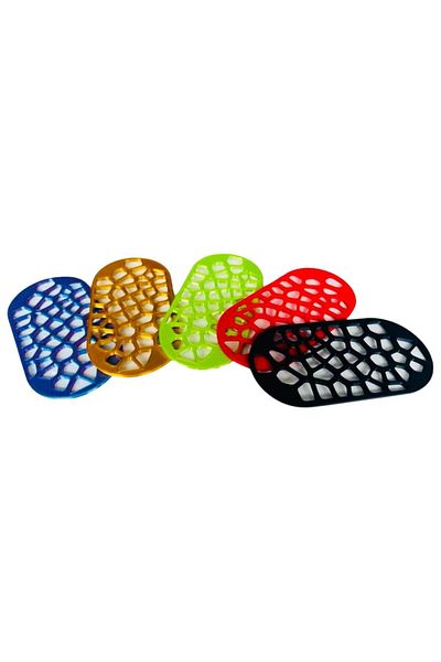 OEM Set 5 capace de sapuniera compatibile model Wave printate 3D din PLA biodegradabil Multicolor