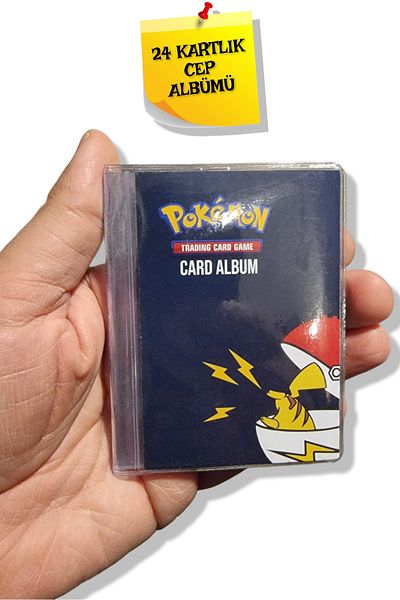 TOYFEST Collector's Pokemon Card Pocket Album Model 2 - Card Holder - 1Pcs (24 Cards)