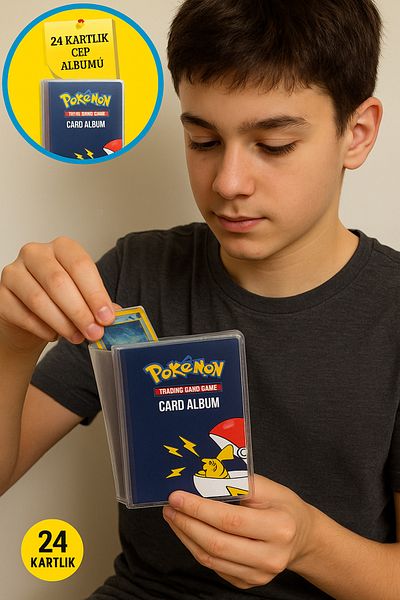 TOYFEST Collector's Pokemon Card Pocket Album Model 2 - Card Holder - 1Pcs (24 Cards)
