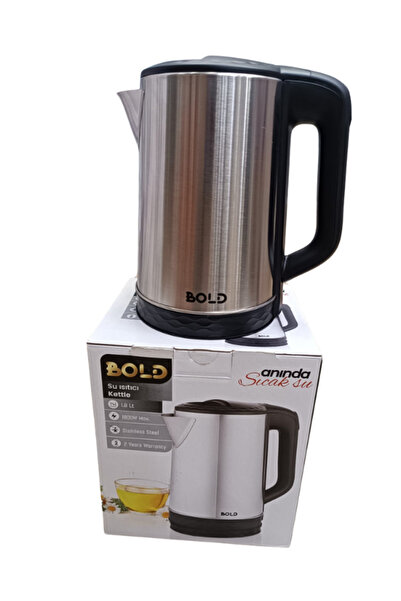 Arya Bold Kettle Water Heater 1.8 L |   1800Watts |   Stainless Steel |   Automatic Power Off |   2 Years Warranty