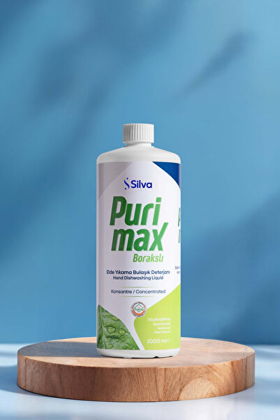 Silva Purimax Konsantre Elde Yıkama Bulaşık Deterjanı (1000 ml) – Gliserinli & pH Uyumlu