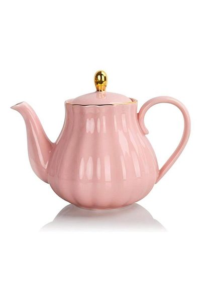 Generic Ceramic Teapot European Ceramic Teapot With Infuser