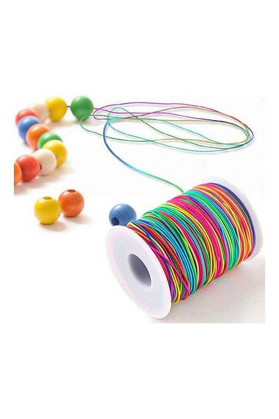 Generic Elastic Bracelet Rope Crystal Beading Jewelry Cord