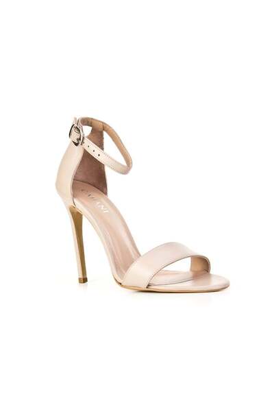 Cabani Шкіряні жіночі туфлі на тонкому каблуці