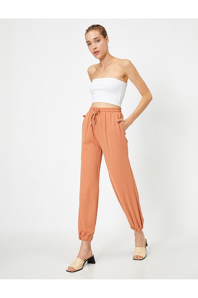 Koton Lace-Up Pocket Jogger Pants