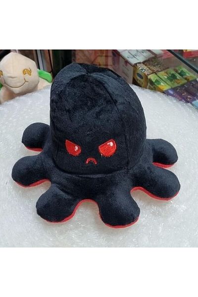 farist Octopus Toy with Changing Modes Black-Red