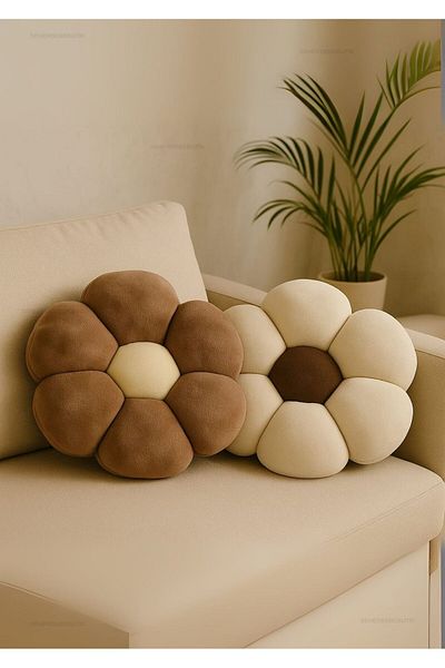 Plush Soft Plush Daisy Decorative Pillow Throw Pillow Cushion 2 Pack Quality Fabric
