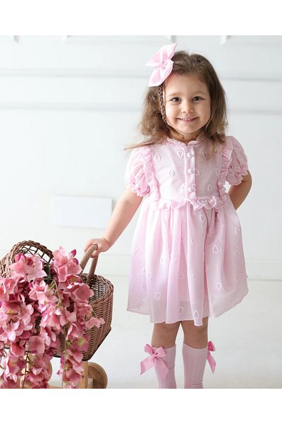 aysskids Rochie pentru fetiță cu detaliu inimă